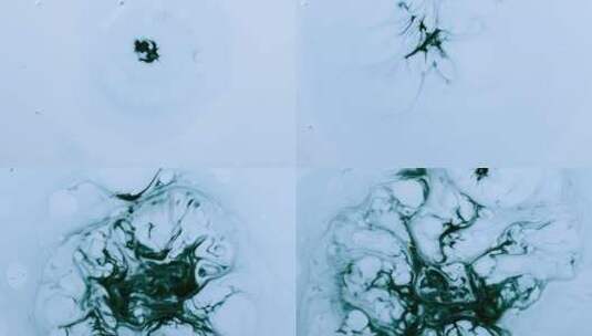 抽象水彩扩散艺术高清在线视频素材下载