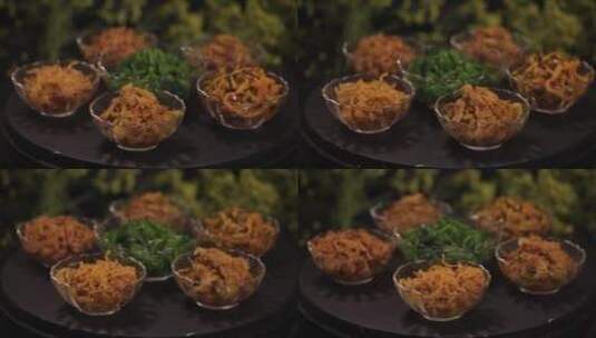 下饭佐餐小菜咸菜 (2)高清在线视频素材下载