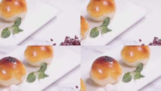 传统糕点蛋黄酥高清在线视频素材下载