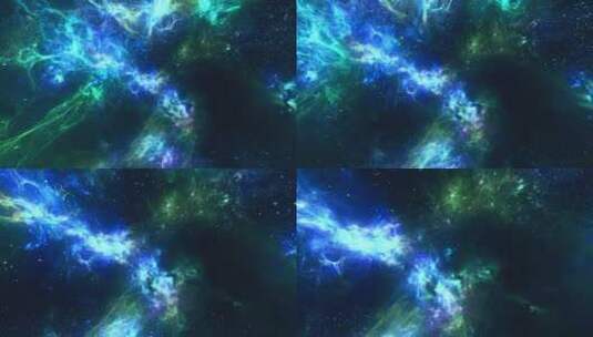宇宙中的荧光星系高清在线视频素材下载