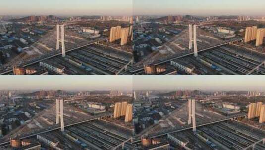 江苏徐州城市风光地标建筑航拍高清在线视频素材下载