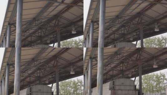 民国老车站列车火车设施场景高清在线视频素材下载