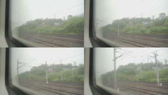 火车 快速行驶的火车高清在线视频素材下载