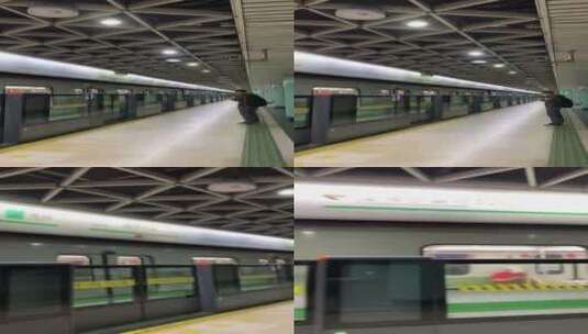 地铁站月台高清在线视频素材下载