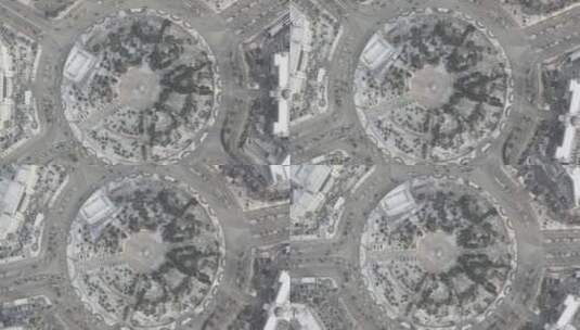 长春人民广场的冬天高清在线视频素材下载