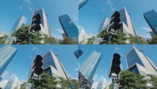 广西南宁五象新区商业中心高楼大厦街景高清在线视频素材下载