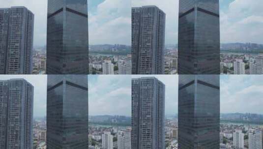 柳州步步高广场地王地标建筑高清在线视频素材下载