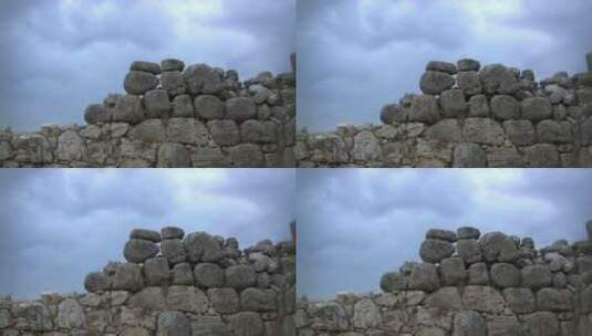 迈锡尼山岩景观高清在线视频素材下载