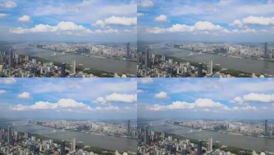武汉城市航拍高清在线视频素材下载