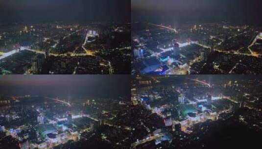 湖北宜昌·都市夜色高清在线视频素材下载