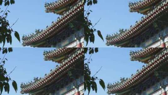 北京故宫屋檐高清在线视频素材下载