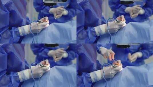 外科医生在手术室给病人做手术高清在线视频素材下载