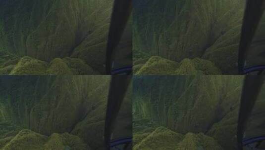 直升机中拍摄夏威夷瓦胡岛高清在线视频素材下载