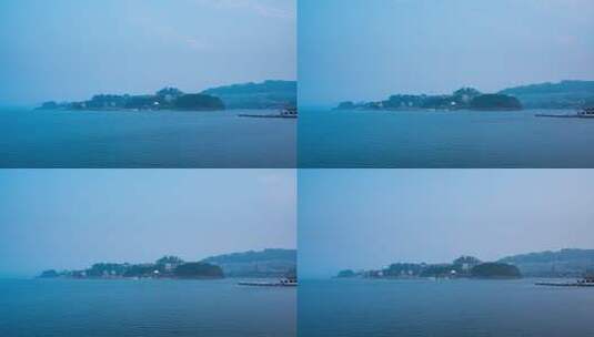 杭州淳安县千岛湖延时摄影高清在线视频素材下载