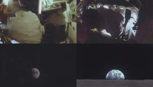 高清阿波罗登月太空飞行高清在线视频素材下载