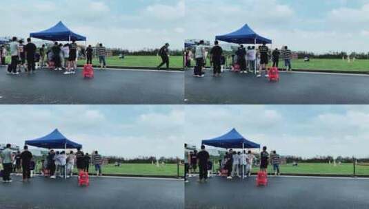 上海无人机考试考场高清在线视频素材下载