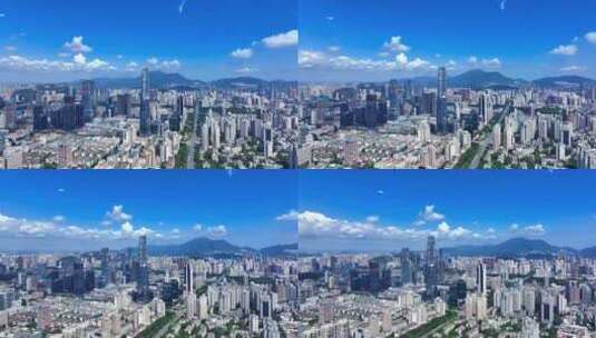 深圳城脉中心航拍高清在线视频素材下载
