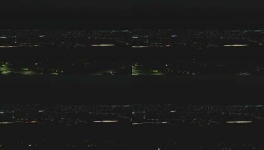 江苏淮安城市夜景灯光竖屏航拍高清在线视频素材下载