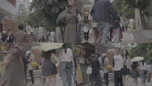 深圳南头古城街头高清在线视频素材下载