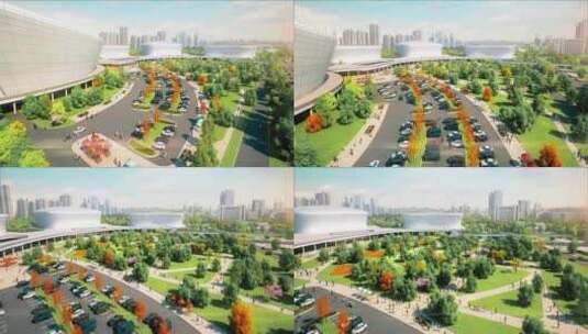 三维城市规划动画06高清在线视频素材下载