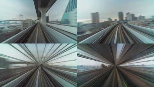 高速行驶的高铁高清在线视频素材下载