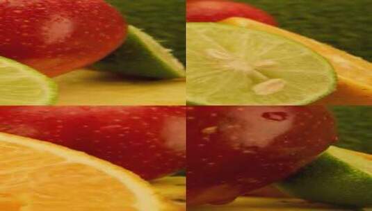 多种水果旋转展示高清在线视频素材下载
