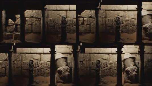 古埃及厅高清在线视频素材下载