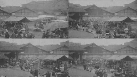 1917年中国 集市高清在线视频素材下载