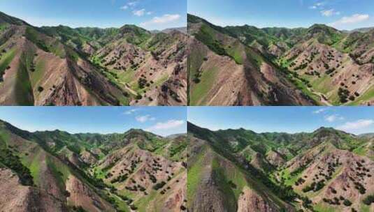 新疆托乎拉苏地貌航拍6高清在线视频素材下载