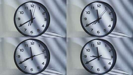 室内时钟特写高清在线视频素材下载