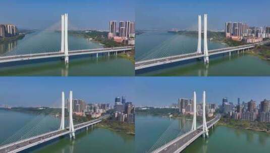 4K航拍广东惠州合生大桥3高清在线视频素材下载