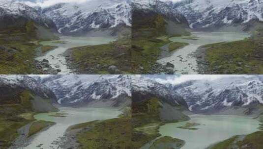 冰川湖泊高清在线视频素材下载