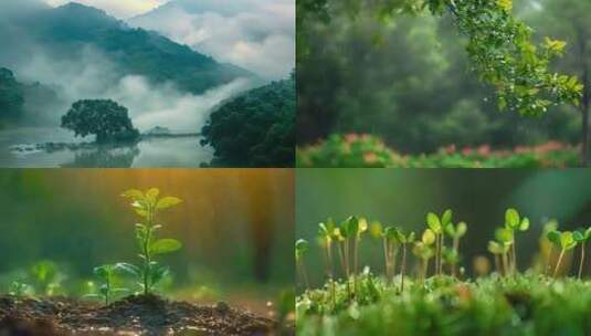 谷雨惊蛰春天春分蜗牛昆虫苏醒高清在线视频素材下载