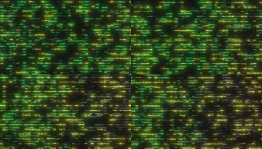 绿色代码背景特效高清在线视频素材下载