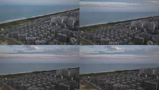 海南陵水怡海湾海景住宅高清在线视频素材下载