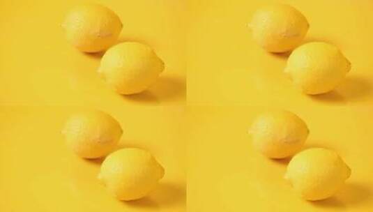 两个柠檬前后变焦高清在线视频素材下载