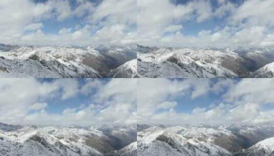 达古冰川  4K山峰高清在线视频素材下载