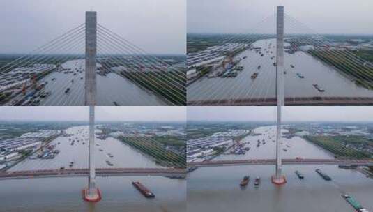 闵浦三桥高清在线视频素材下载