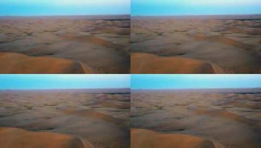 内蒙古阿拉善腾格里沙漠航拍高清在线视频素材下载
