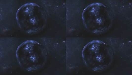移动的银河系高清在线视频素材下载