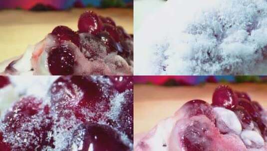 夏日冰爽水果草莓创意广告高清在线视频素材下载
