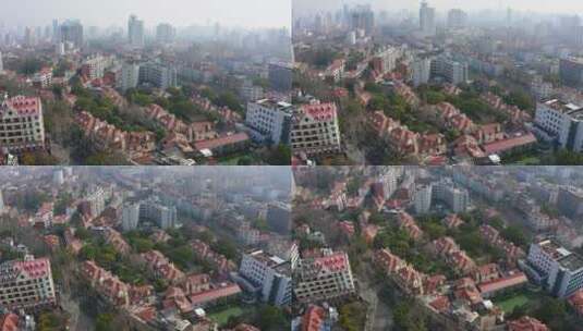 上海法租界武康路街景航拍高清在线视频素材下载