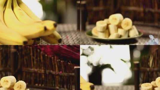 【镜头合集】热带水果香蕉高清在线视频素材下载