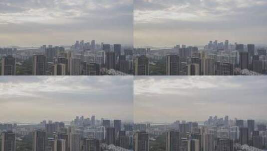 深圳前海片区航拍高清在线视频素材下载