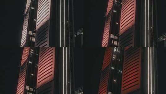 重庆来福士广场电影感镜头高清在线视频素材下载