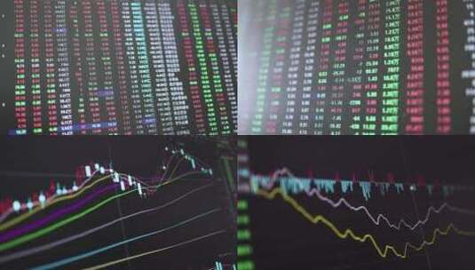 股票价格变化背景高清在线视频素材下载
