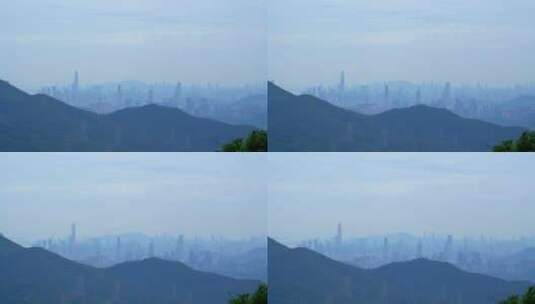 都市远景深圳风光城市高楼大厦高清在线视频素材下载
