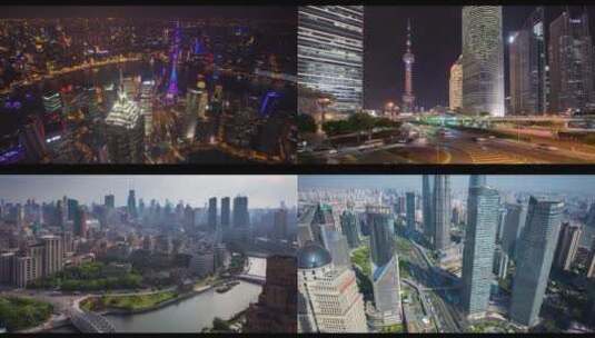 上海东方明珠金融都市圈外滩延时旅游风景 (1)高清在线视频素材下载
