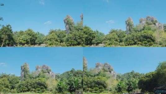 广西桂林山水七星公园骆驼山高清在线视频素材下载