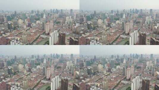 上海黄浦区城市高楼天际线风光高清在线视频素材下载